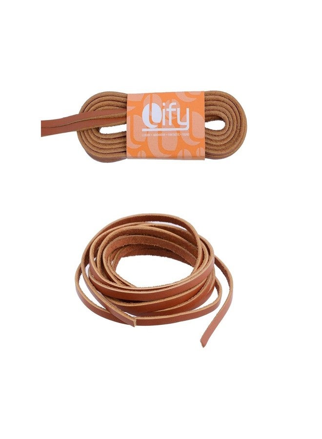 Lify Leather Cord/Bracelet Cord/Necklace Cord-3MM Thick-Tan Color - 60CM Long- 1Pair, Brown - Image 5